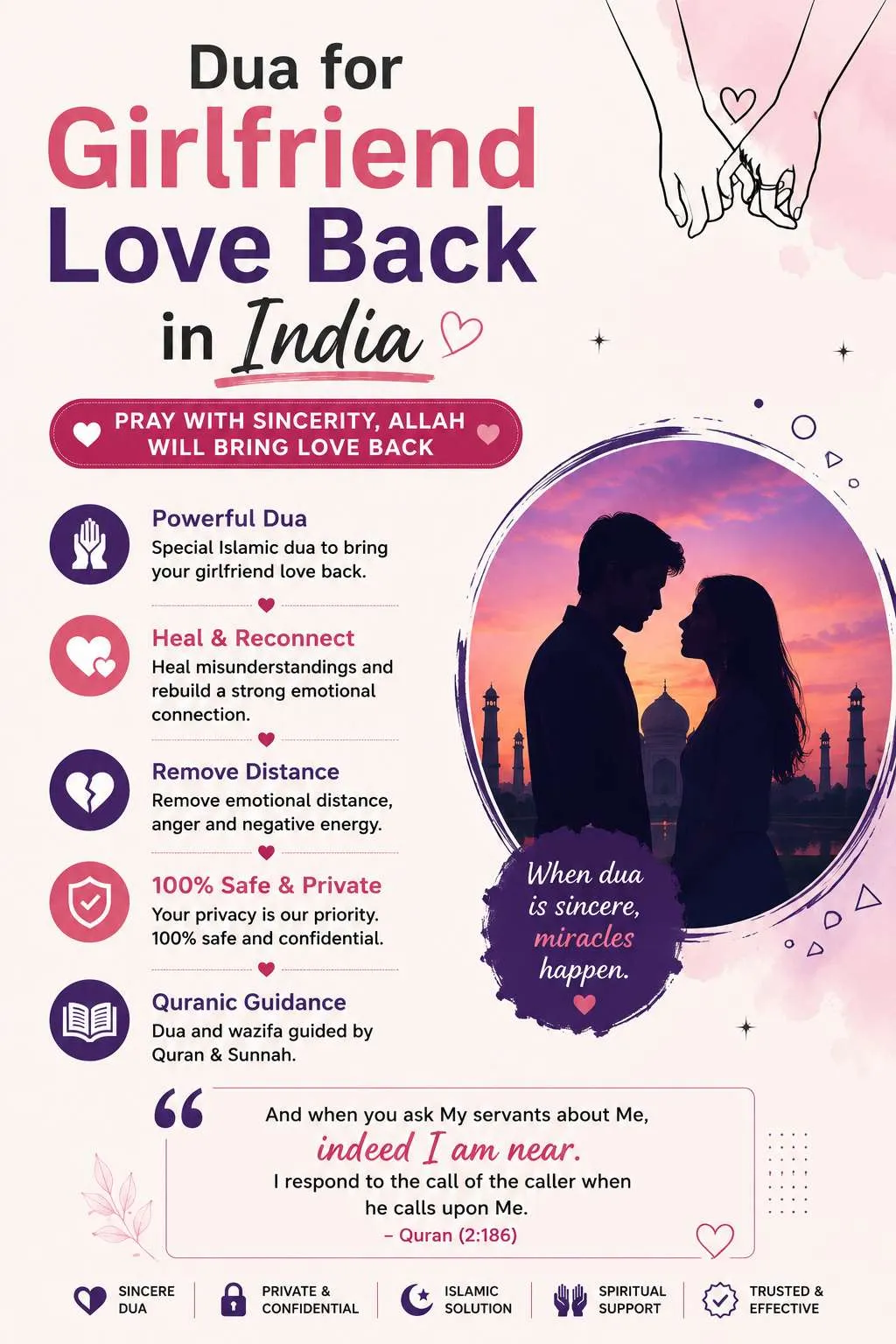 Dua for Girlfriend Love Back in India