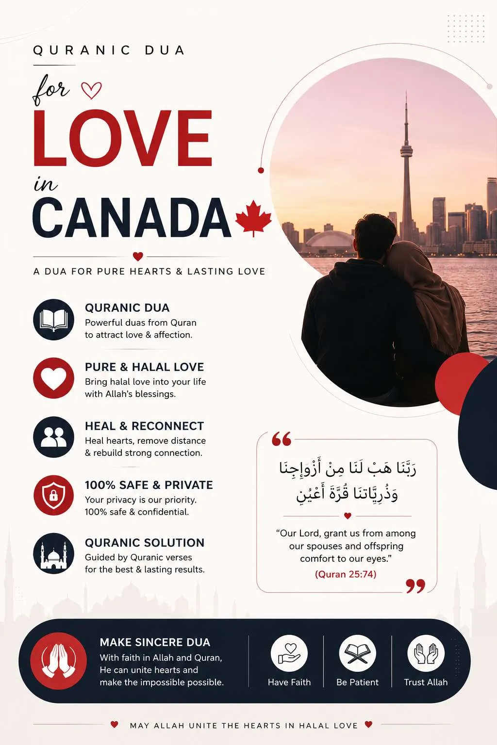 Quranic Dua for Love in Canada