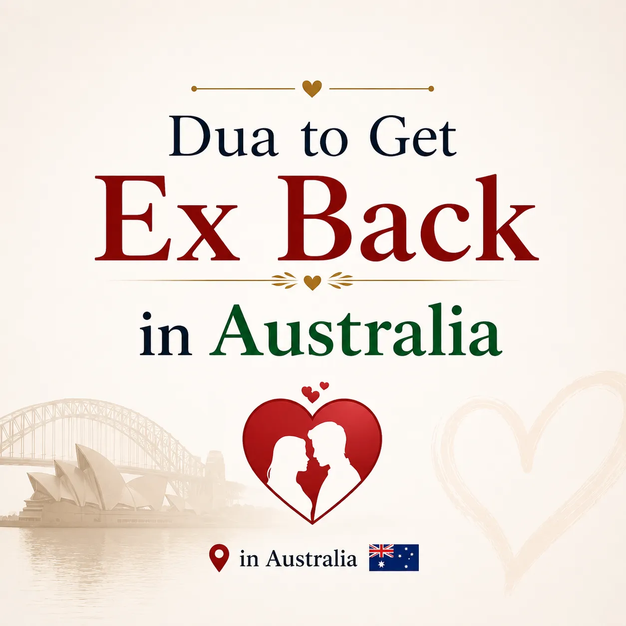 Dua to Get Ex Back in Australia