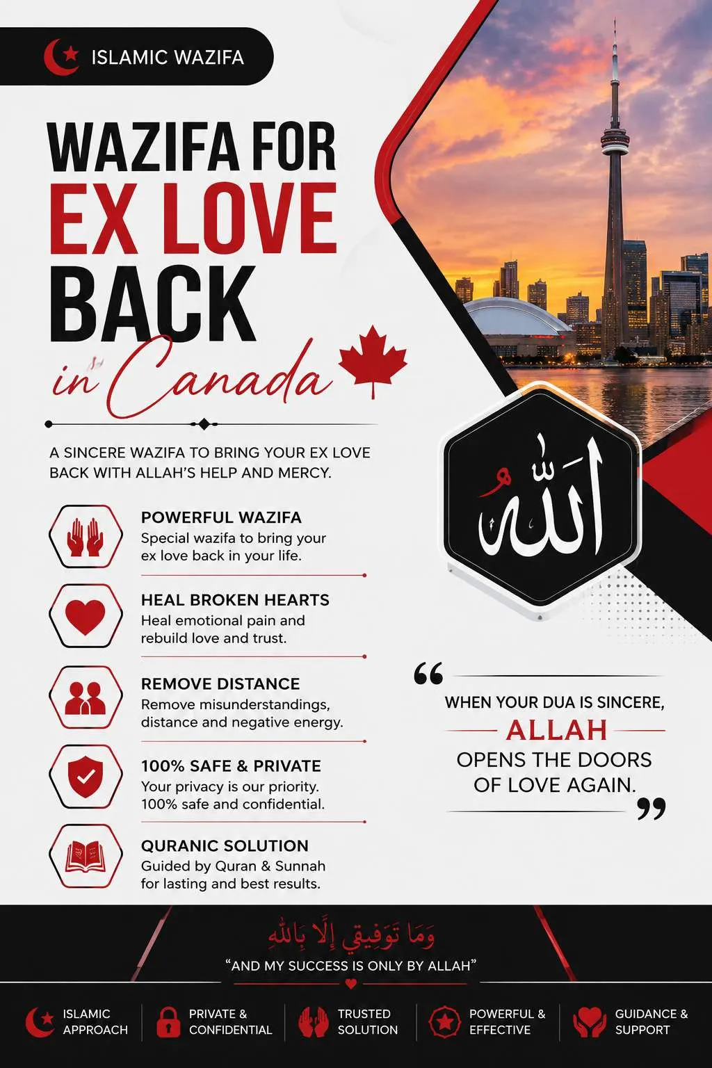Wazifa for Ex Love Back in Canada