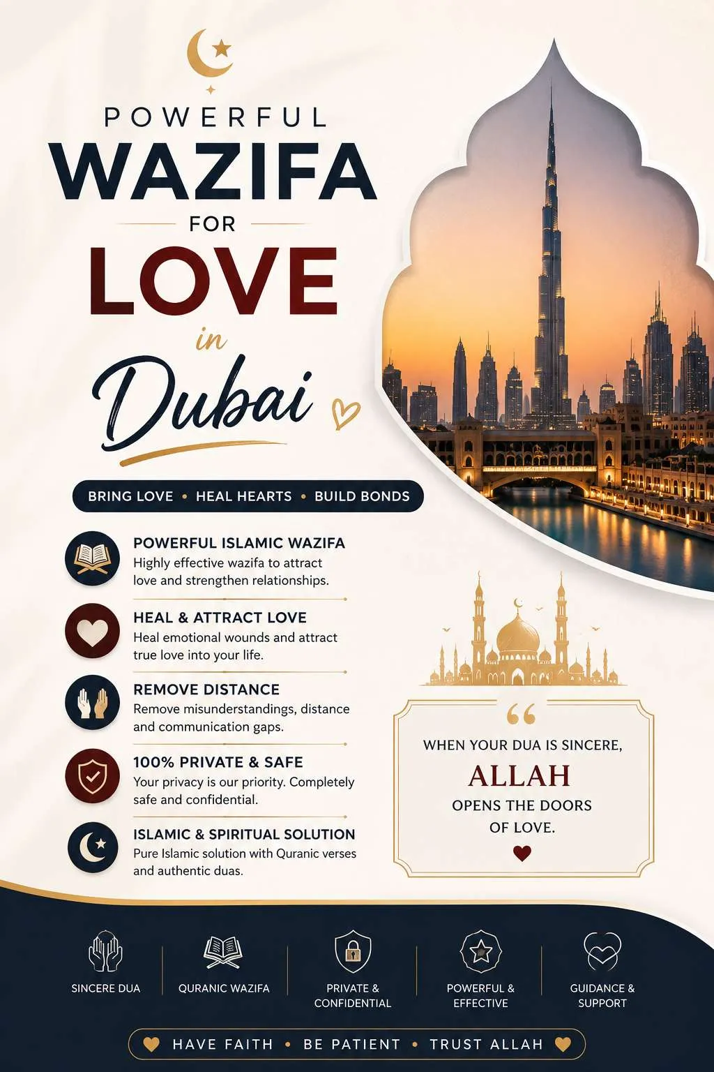 Powerful Wazifa for Love in Dubai