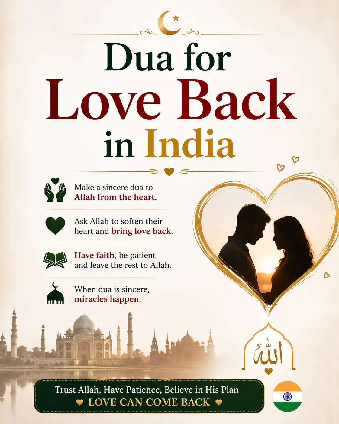 Dua for Love Back in India