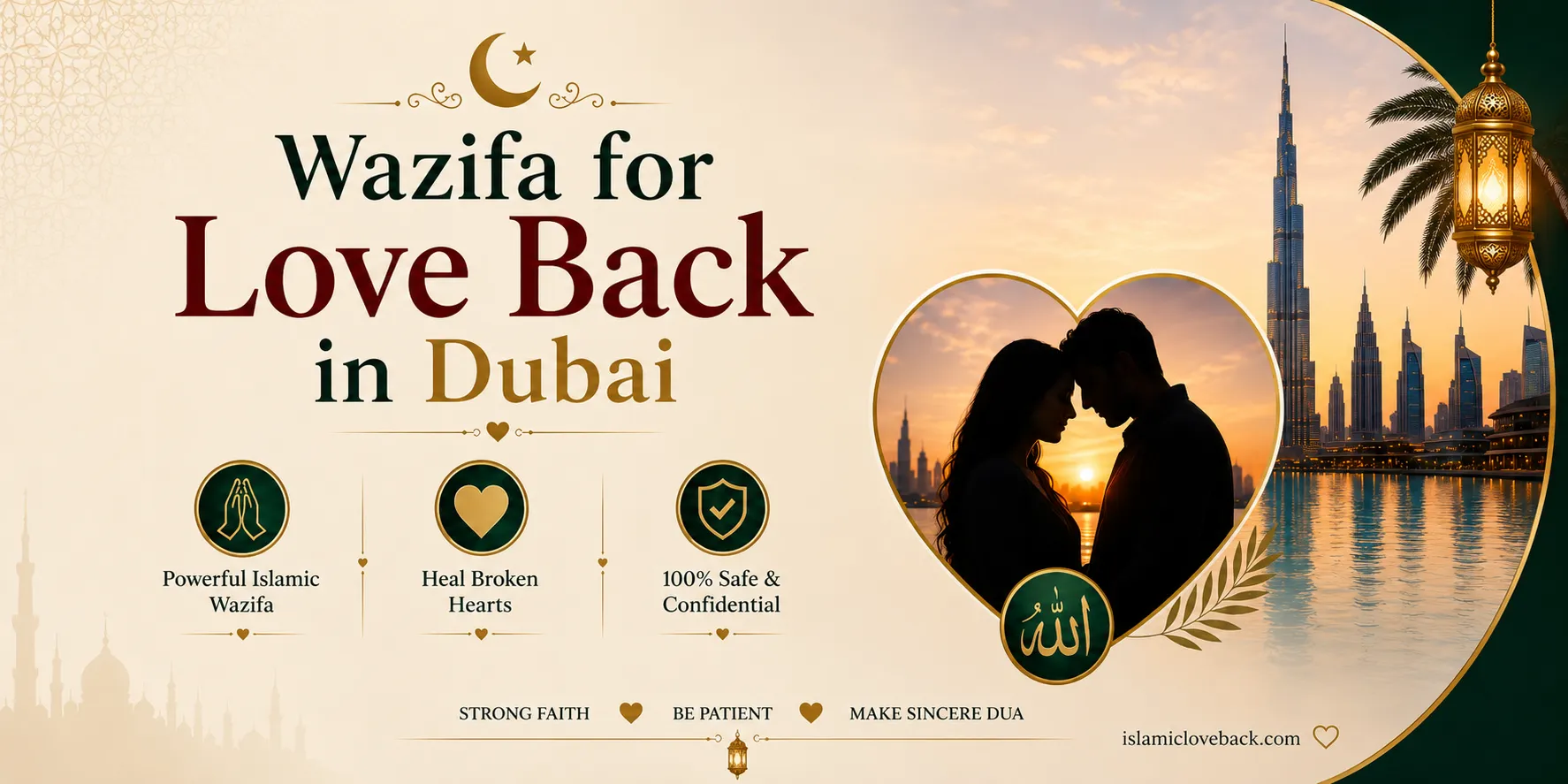 Wazifa for Love Back in Dubai | Molana Arshad Khan