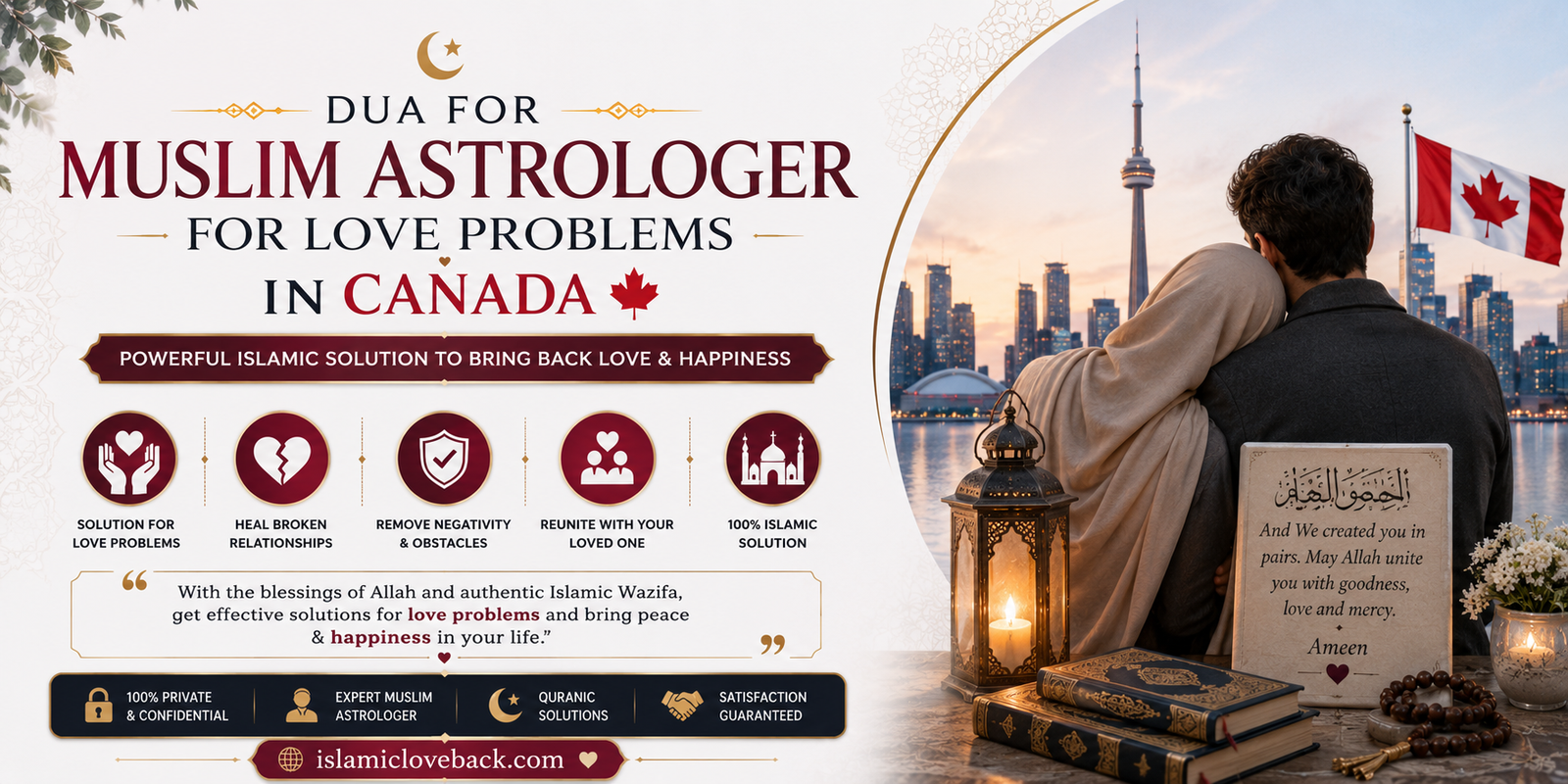 Muslim Astrologer for Love Problems in Canada | Molana Arshad Khan